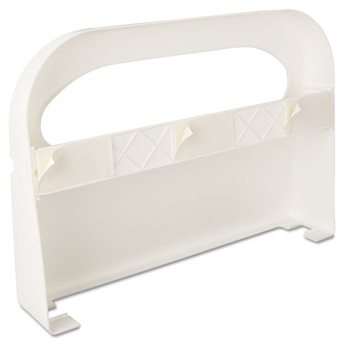 Health Gards Dispensador de fundas para asientos de inodoro, plegado en mitad, 16 x 3,25 x 11,5, blanco, 2/caja