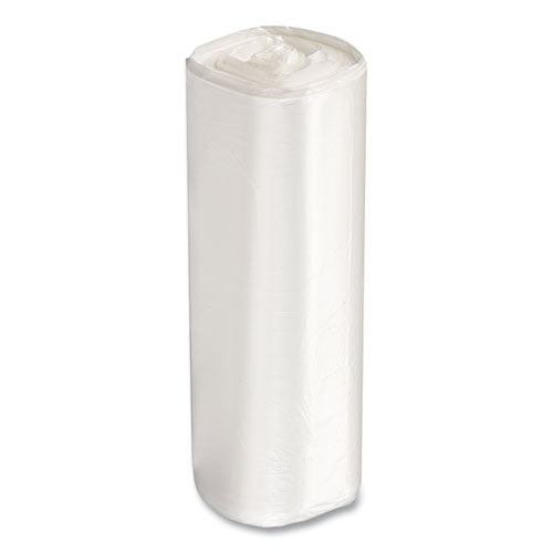 High-density Commercial Can Liners, 16 Gal, 5 Microns, 24" X 33", Natural, 50 Bags/roll, 20 Rolls/carton