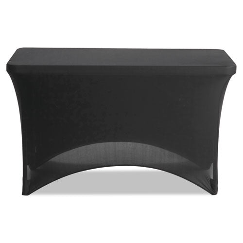 Igear Fabric Table Cover, Open Design, Polyester/spandex, 30" X 72", Black