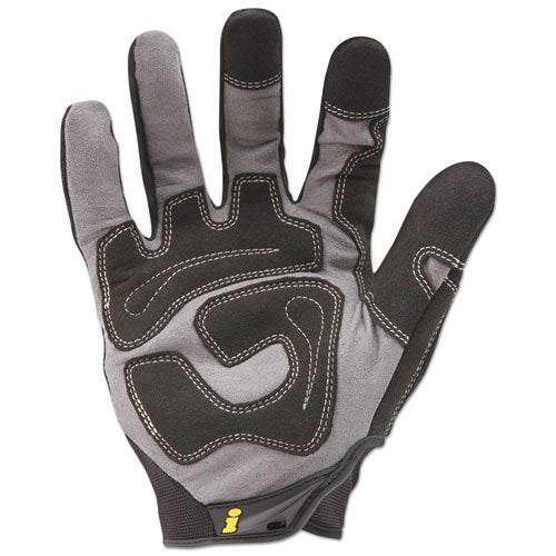 Guantes de licra para uso general, negros, extragrandes, par