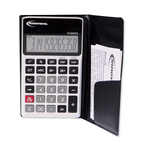 15922 Calculadora de bolsillo, Lcd de 12 dígitos
