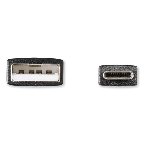 Cable USB a USB-C, 6 pies, negro