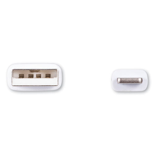 Cable USB Apple Lightning, 3 pies, blanco
