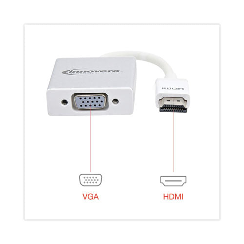 Adaptador HDMI a Svga, 6", blanco