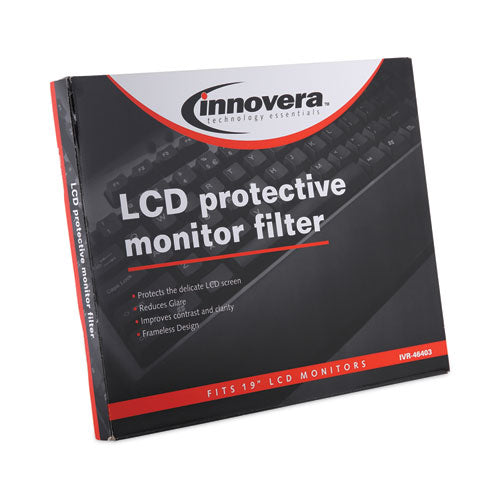 Filtro de protección antideslumbrante para monitor Lcd para monitor de pantalla plana de 19"