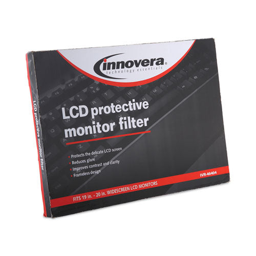 Filtro protector de monitor Lcd antideslumbrante para monitor plano de pantalla ancha de 19" a 20", relación de aspecto 16:10