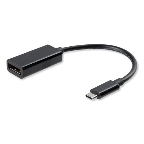 Adaptador USB tipo C a Displayport, 6 pies, negro