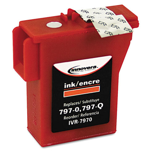 Compatible Red Postage Meter Ink, Replacement For 797-0 (7970), 800 Page-yield