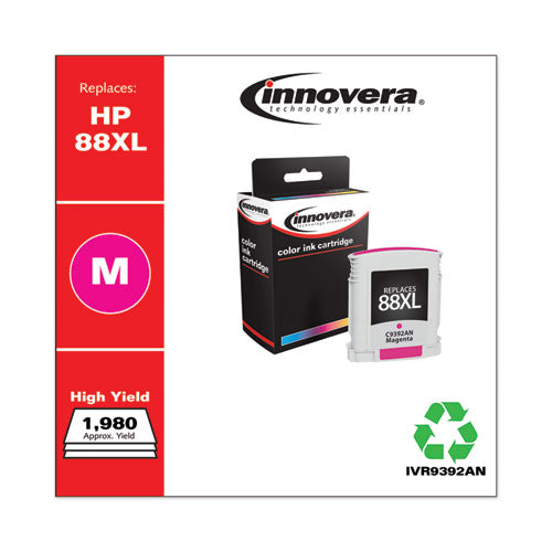 Remanufactured Magenta High-yield Ink, Replacement For 88xl (c9392an), 1,980 Page-yield