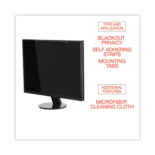 Filtro de privacidad Blackout para portátiles de pantalla ancha de 15,6", relación de aspecto 16:9