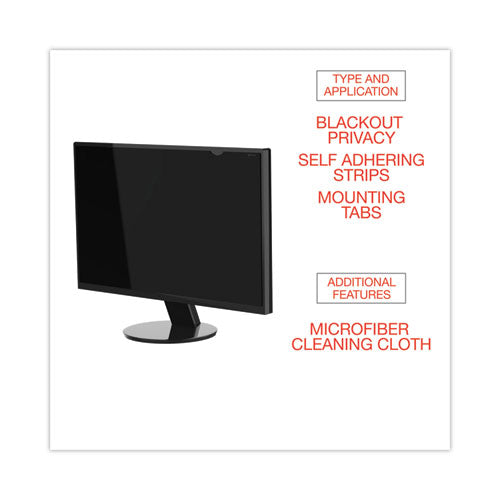 Filtro de privacidad Blackout para monitor/portátil de pantalla plana de pantalla ancha de 17", relación de aspecto 16:10