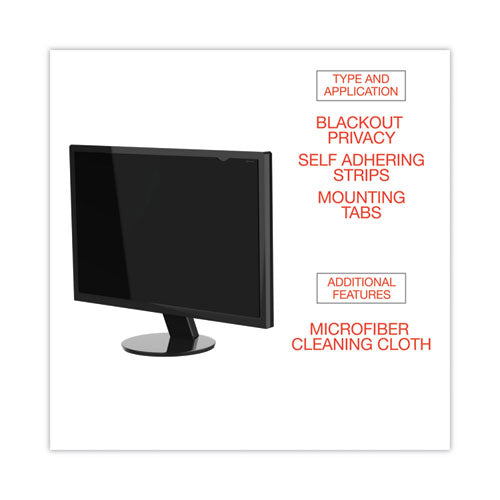 Filtro de privacidad Blackout para monitor plano de pantalla ancha de 19", relación de aspecto 16:10