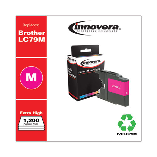 Remanufactured Magenta Extra High-yield Ink, Replacement For Lc79m, 1,200 Page-yield