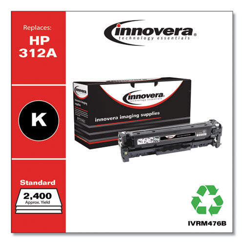 Remanufactured Black Toner, Replacement For 312a (cf380a), 2,400 Page-yield