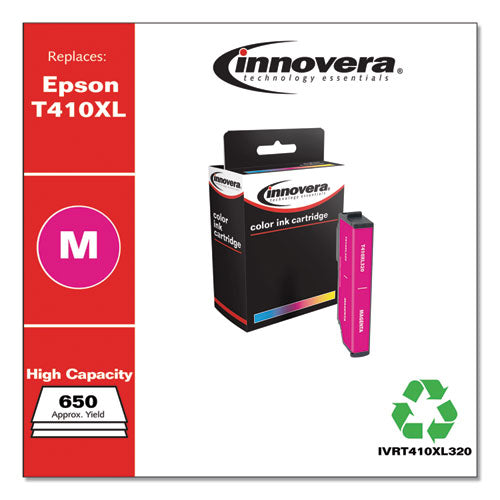 Remanufactured Cyan High-yield Ink, Replacement For T410xl (t410xl220), 650 Page-yield