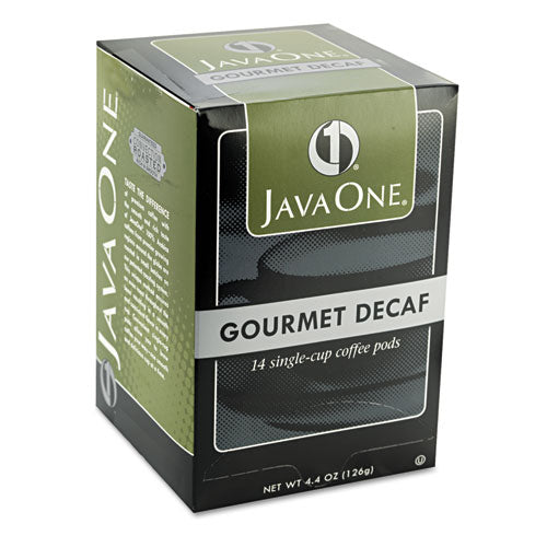 Coffee Pods, Colombian Decaf, Single Cup, Pods, 14/box