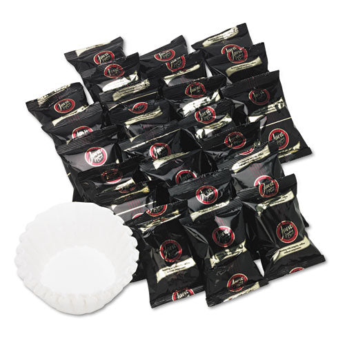 Paquetes de porciones de café, paquetes de 1.5 oz, crema de avellana, 24 por caja