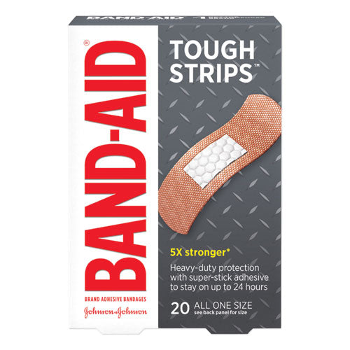 Flexible Fabric Adhesive Tough Strip Bandages, 1 X 4, 20/box