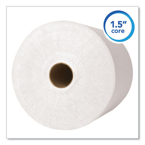 Essential High Capacity Hard Roll Towels For Business, Absorbency Pockets, 1-ply, 8" X 1,000 Ft, 1.5" Core, White,12 Rolls/ct