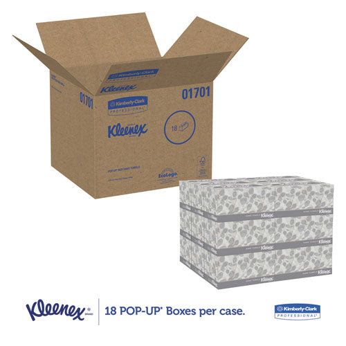 Hand Towels, Pop-up Box, Cloth, 1-ply, 9 X 10.5, Unscented, White, 120/box, 18 Boxes/carton