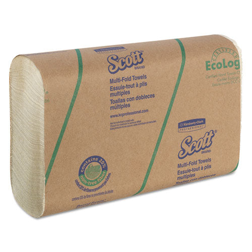 Essential Multi-fold Towels, Absorbency Pockets, 1-ply, 9.2 X 9.4, White, 250/packs, 16 Packs/carton