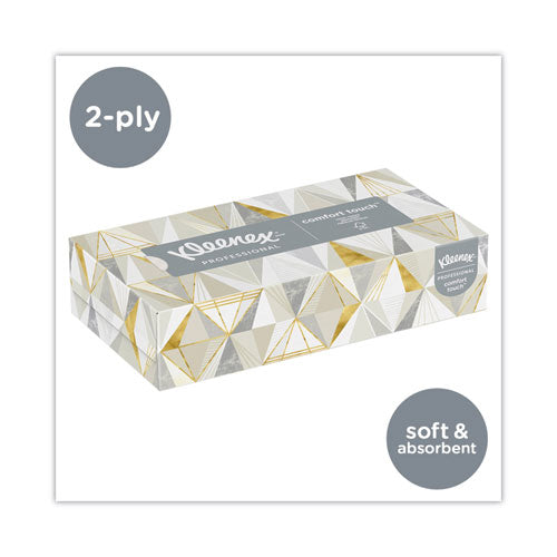 White Facial Tissue For Business, 2-ply, 125 Sheets/box, 12 Boxes/carton