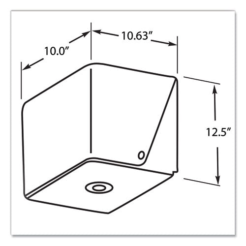 Dispensador de extracción central In-Sight Sr., 10,65 x 10 x 12,5, ahumado