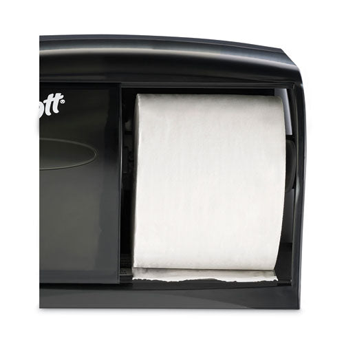 Dispensador de papel higiénico Essential Coreless Srb para empresas, 11 x 6 x 7,6, negro