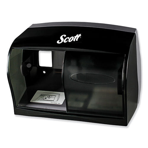 Dispensador de papel higiénico Essential Coreless Srb para empresas, 11 x 6 x 7,6, negro