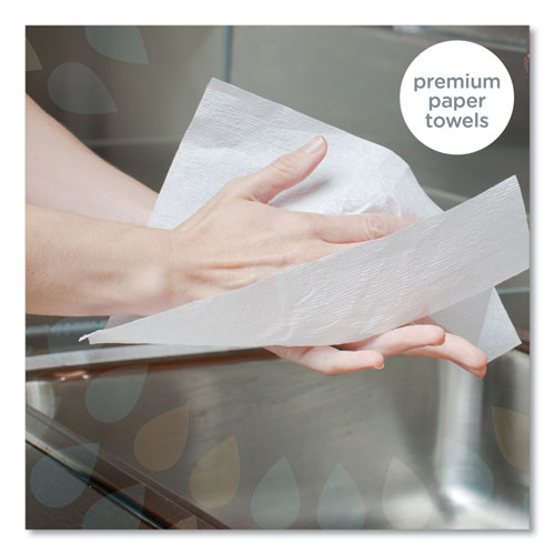 Ultra Soft Hand Towels, Pop-up Box, 1-ply, 9 X 10, White, 70/box