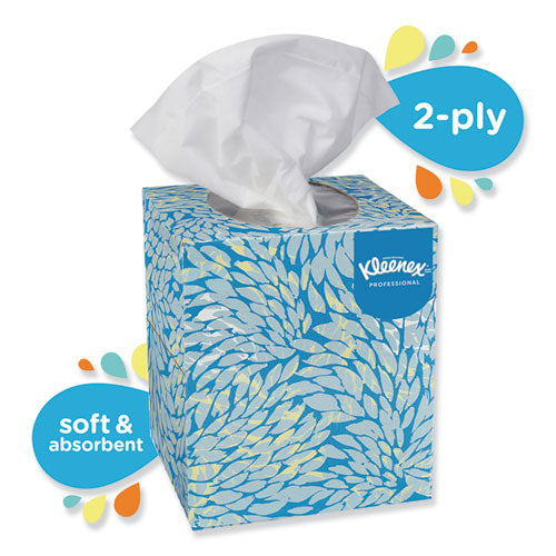 Boutique White Facial Tissue For Business, Pop-up Box, 2-ply, 95 Sheets/box, 36 Boxes/carton