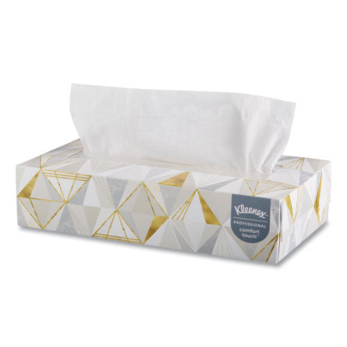 Pañuelos faciales blancos para empresas, 2 capas, blanco, caja emergente, 125 hojas/caja, 48 cajas/cartón