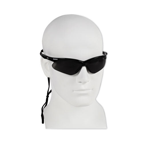 Gafas de seguridad V30 Nemesis, montura negra, lentes ahumados antivaho
