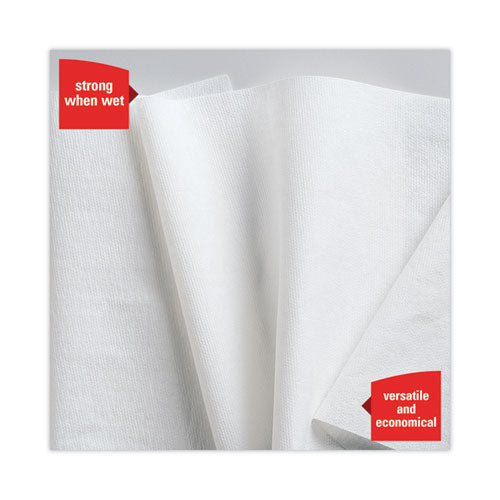 X50 Cloths, Jumbo Roll, 13.4 X 9.8, White, 1,100/roll