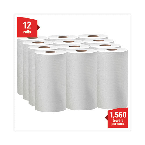 General Clean X60 Cloths, Small Roll, 9.8 X 13.4, White, 130/roll, 12 Rolls/carton