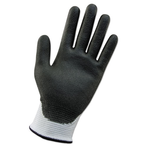 G60 Ansi Level 2 Cut-resistant Glove, 230 Mm Length, Medium/size 8, White/black, 12 Pairs