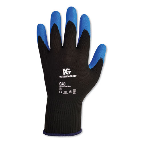 G40 Foam Nitrile Coated Gloves, 230 Mm Length, Medium/size 8, Blue, 12 Pairs