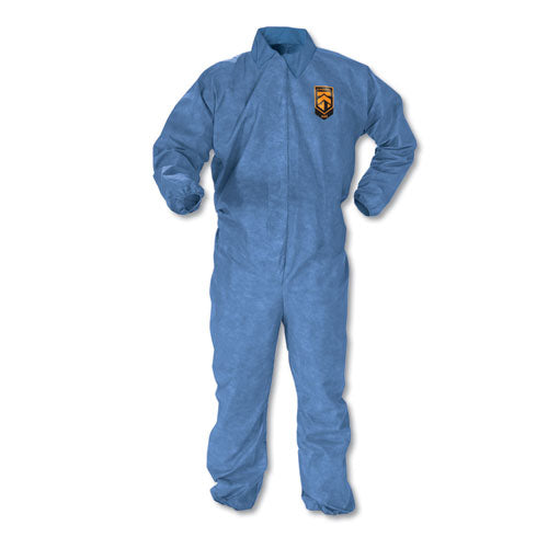 A60 Elastic-cuff, Ankle And Back Coveralls, 2x-large, Blue, 24/carton