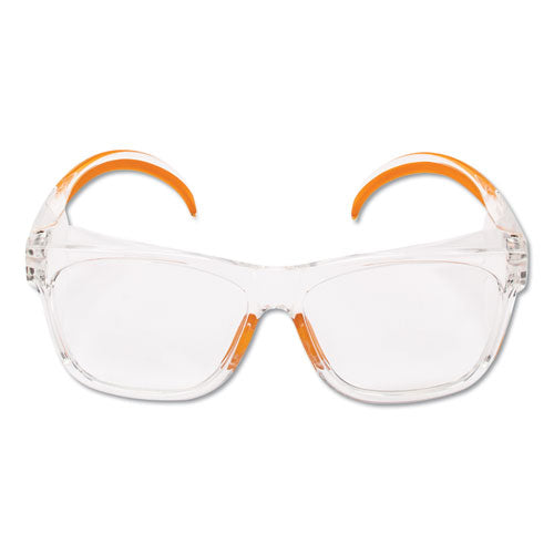 Gafas de seguridad Maverick, negras, marco de policarbonato, lentes transparentes, 12/caja