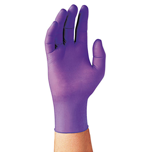 Guantes de examen de nitrilo morados, 242 mm de largo, medianos, morados, 1000/caja