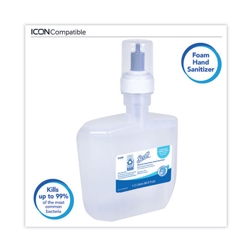 Pro Moisturizing Foam Hand Sanitizer, casete de 1200 ml, aroma afrutado de pepino, 2 por caja