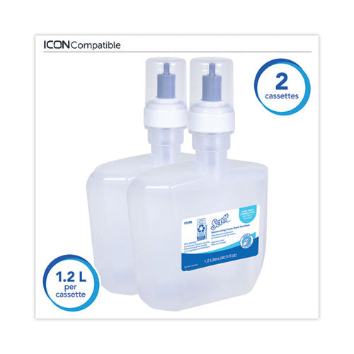 Pro Moisturizing Foam Hand Sanitizer, casete de 1200 ml, aroma afrutado de pepino, 2 por caja