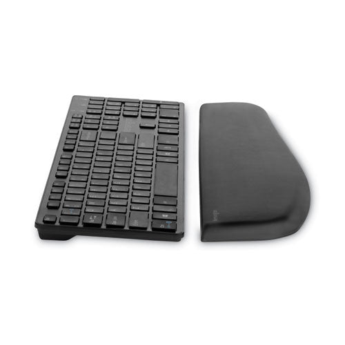 Reposamuñecas Ergosoft para teclados delgados, 17 x 4, negro