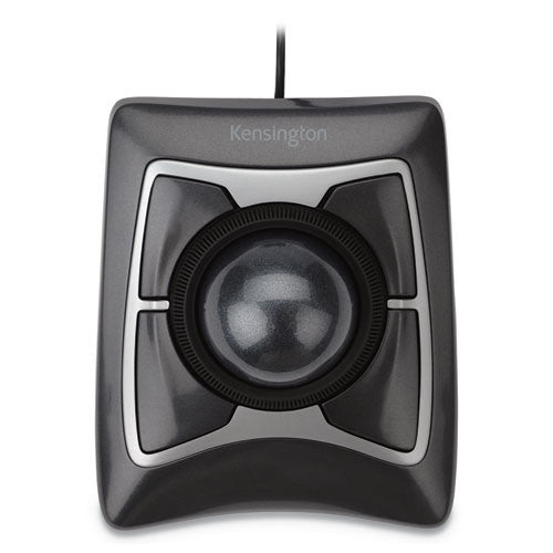 Expert Mouse Trackball, Usb 2.0, uso con la mano izquierda/derecha, negro/plateado