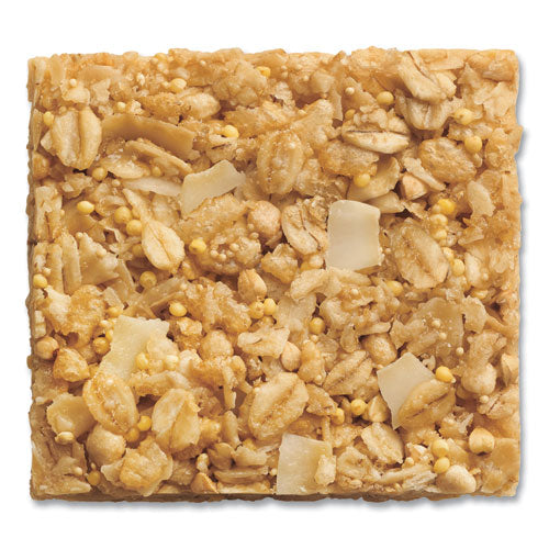 Barra de cereales saludables, avena y miel con coco tostado, 1.2 oz, caja de 12