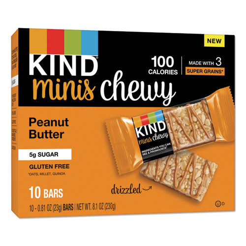 Minis Chewy, chocolate oscuro, 0.81 oz, 10/paquete