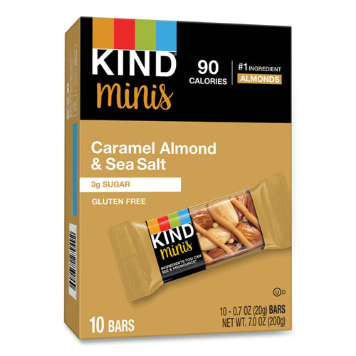 Minis, Caramel Almond Nuts/sea Salt, 0.7 Oz, 10/paquete