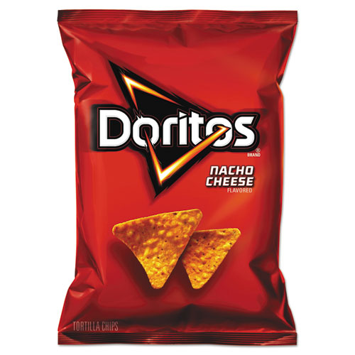 Nacho Cheese Tortilla Chips, bolsa de 1.75 oz, 64/cartón