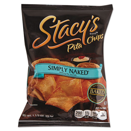 Pita Chips, bolsa de 1.5 oz, original, 24/cartón