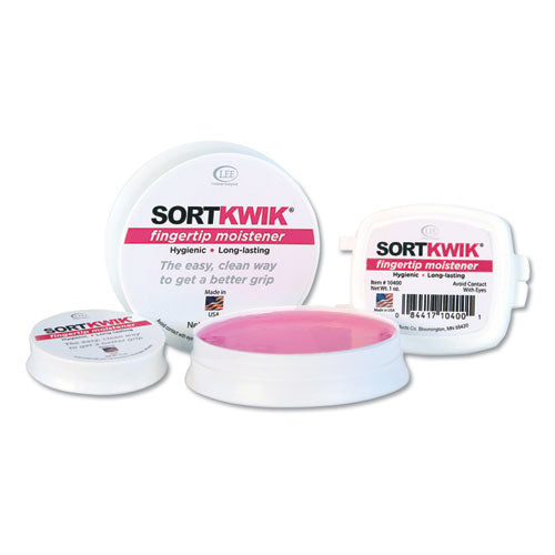 Sortkwik Fingertip Moisteners, 0.38 Oz, Pink